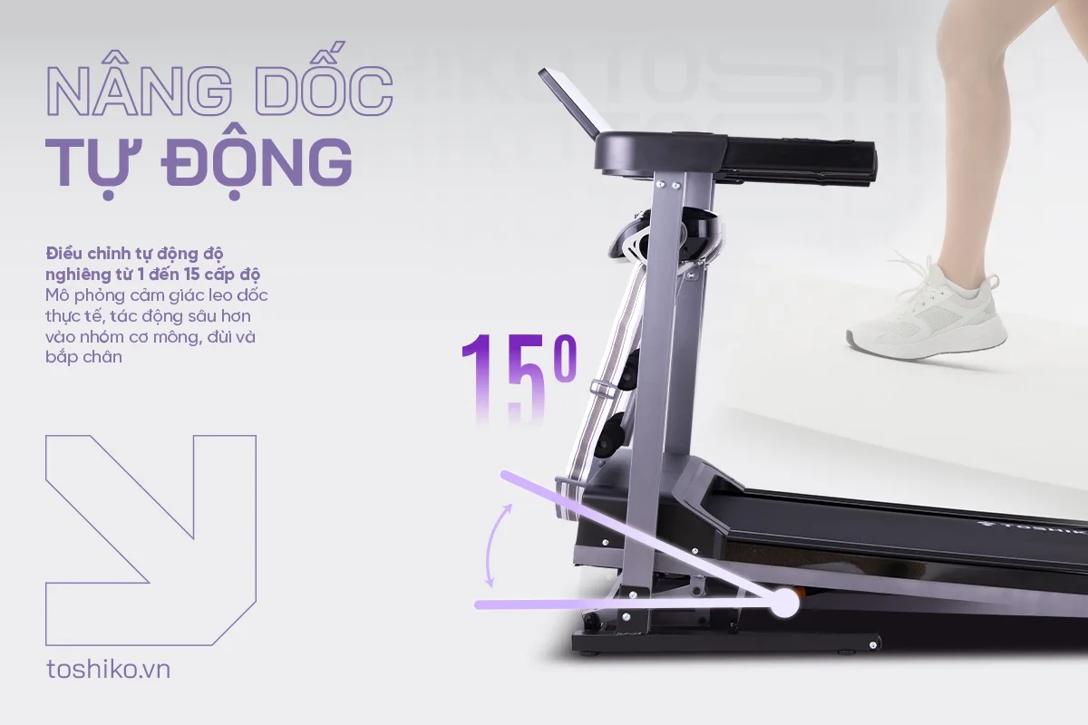 Máy chạy bộ đa năng Toshiko Ultra Storm