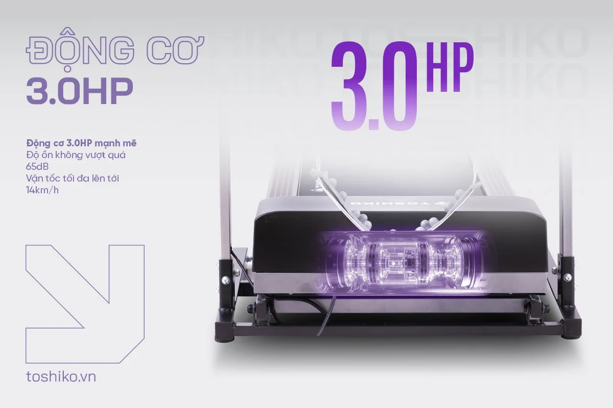 Máy chạy bộ đa năng Toshiko Ultra Storm