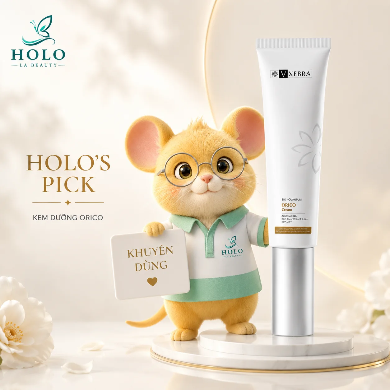 🌿 KEM DƯỠNG VXEBRA ORICO CREAM – DƯỠNG ẨM, HỖ TRỢ SÁNG DA, NUÔI DƯỠNG LÀN DA KHỎE 🌿